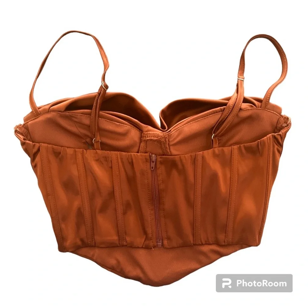 EUC copper bustier top with crumb catcher - Picture 2 of 3